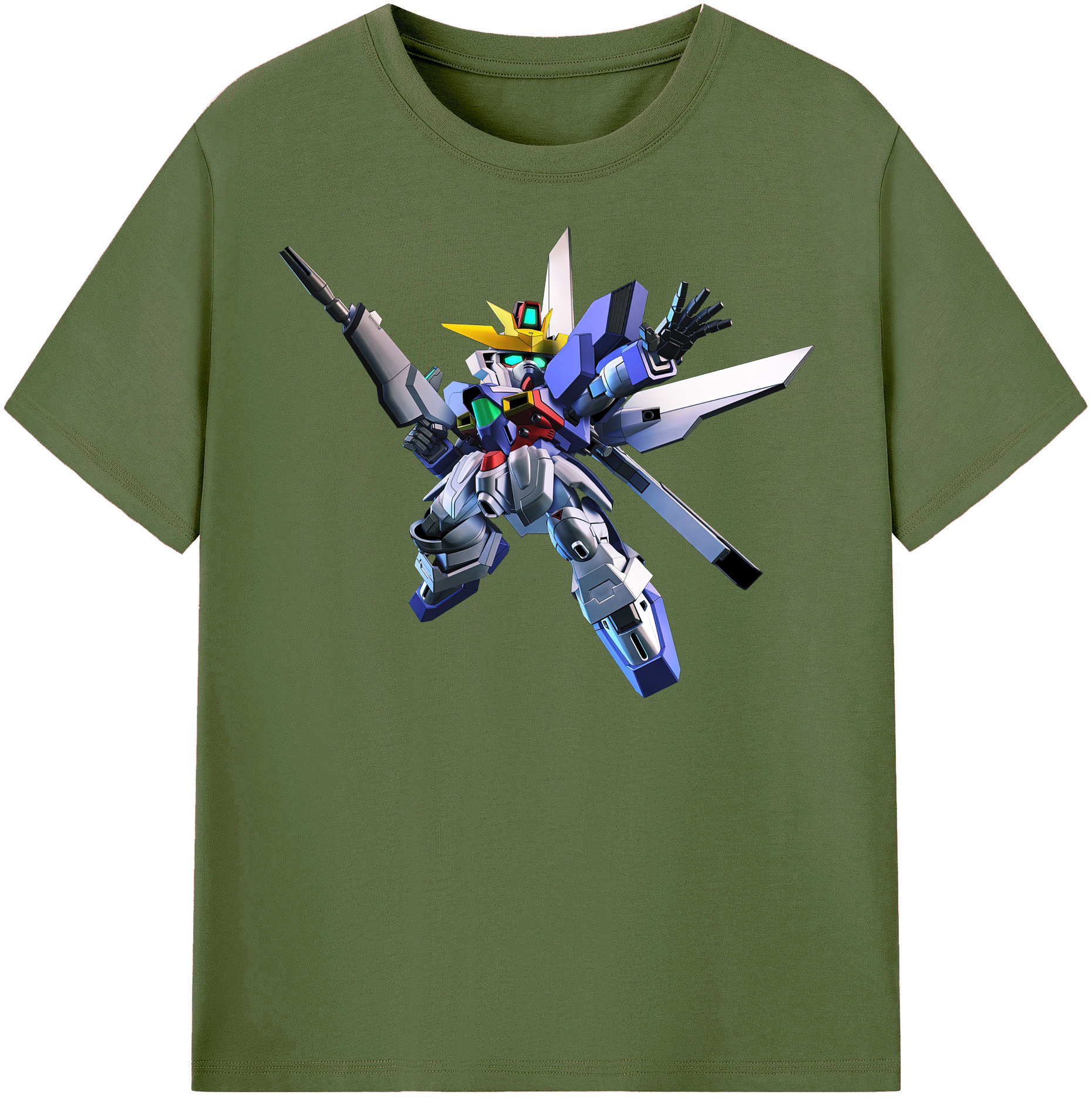 （画像用） 機動戦士ガンダム Mobile Suit Gundam 綿100％半袖Tシャツ（フロントプリント）